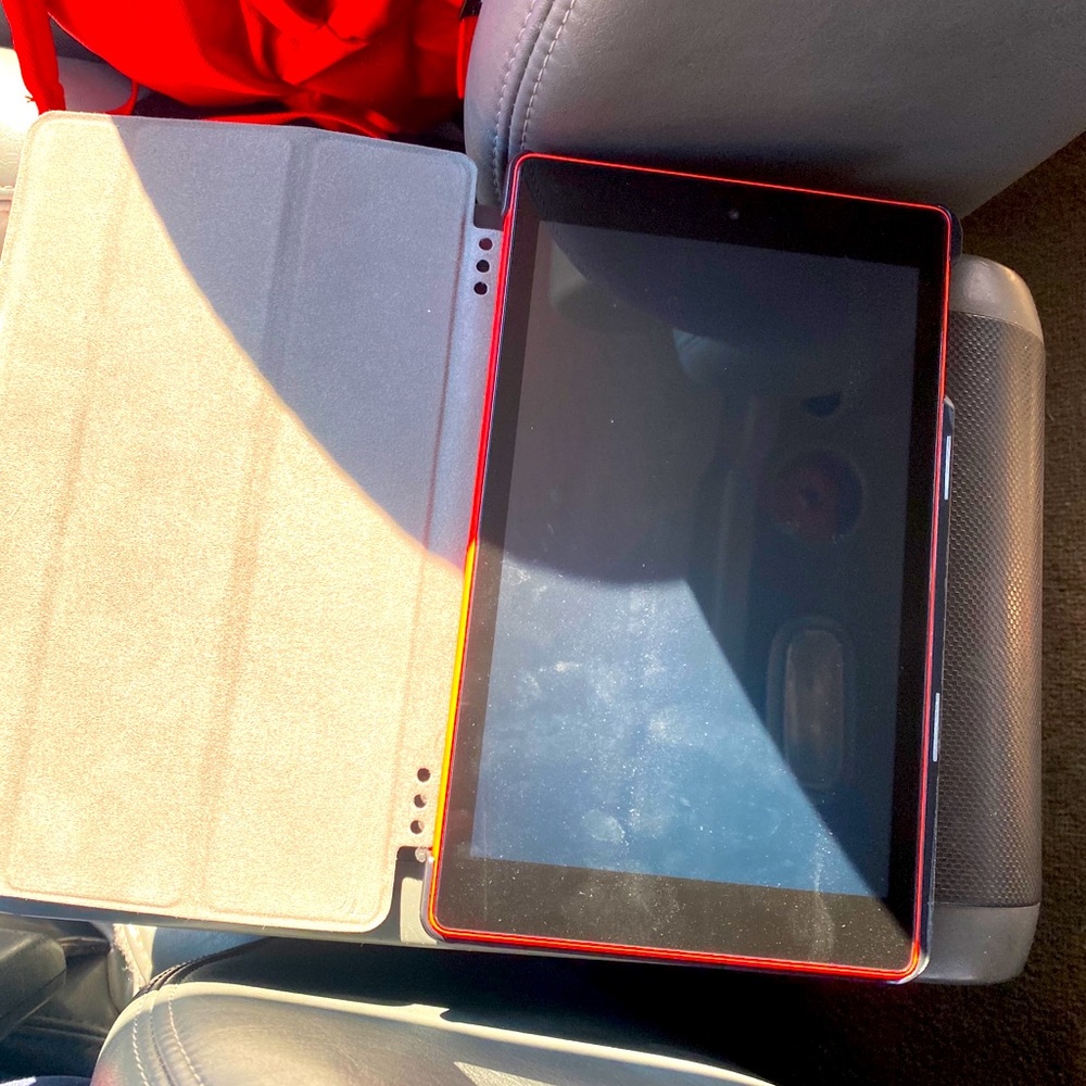 Amazon Fire Tablet and Case